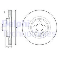 Delphi Bremsscheiben Vorne Ø320 Mm BelüFtet FüR Mercedes-Benz B-Klasse W246