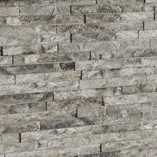 Cruz Bay Studio MKT2765 Slender Strip - 3" x 12" Brick Wall Tile - Ashen Grey