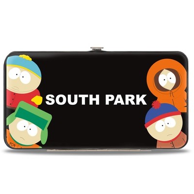 Hinged Wallet SOUTH PARK Boys Peeking Pose and Title Logo Stacked Black/Multi Co