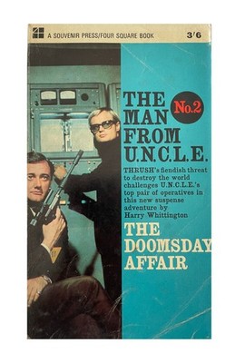 Vintage 1966 The Man From U.N.C.L.E The Doomsday Affair Paperback Novel