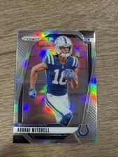 2024 Panini Prizm - Rookies Adonai Mitchell #303 Silver Prizm (RC)