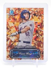 CARSON BENGE 2024 BOWMAN CHROME SAPPHIRE SELECTIONS ROOKIE GOLD /50 Q4105