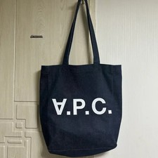 A.P.C. Denim Tote Bag - Casual Unisex Shoulder Bag