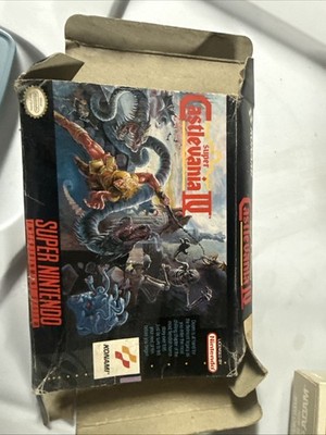 Super Castlevania IV 4 (Super Nintendo SNES) Box Only