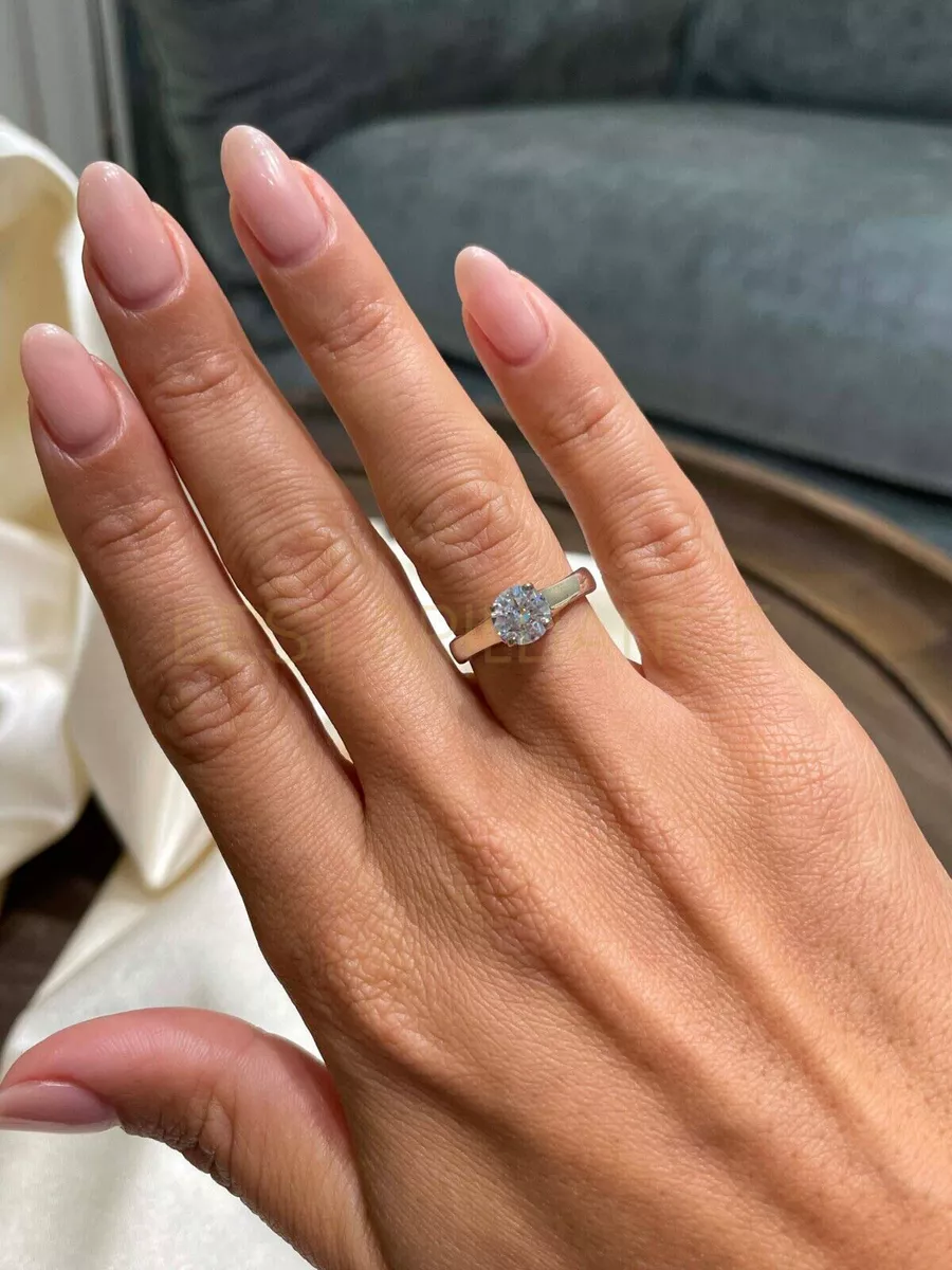 Lab Grown Traditional Solitaire Engagement Ring