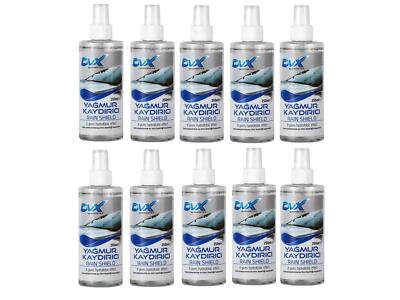 Regenabweiser Regenschutzspray Scheibenversiegelung Fenster Glas Helmet 10x250ml