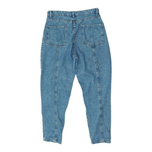 Pantalones de mezclilla de tiro alto azules Desigual para mujer | Pantalones de mezclilla vintage de colección - Imagen 2 de 2