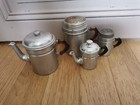Anciennes cafetières italiennes en aluminium 1960 lot de 2