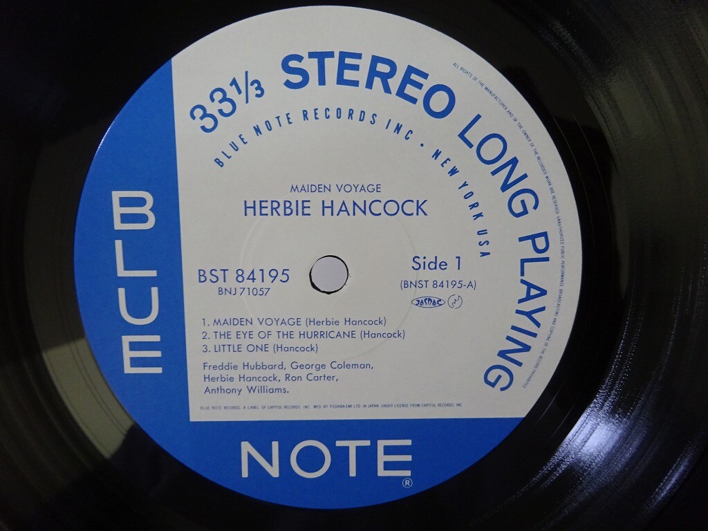 Herbie Hancock Maiden Voyage Blue Note BNJ 71057 Japan VINYL