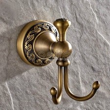 Antique Brass Bathroom Accessories Set Bath Hardware Coat Towel Hook sba491