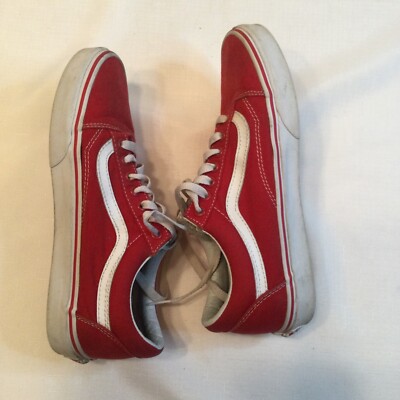 Vans Red Skateboard Tennis Shoes 721356 Off The Wall Size  display picture 2