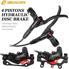 ZOOM 4-Piston Hydraulic Disc Brake Mountain Bike Front Rear 800/1400mm Calipers