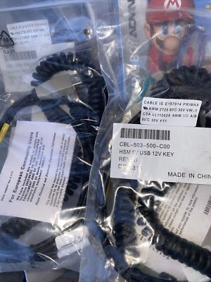 2 LOT - NEW Primax CBL-503-500-C00 12V Powered USB Scanner Cable Just As Pic