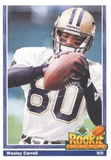UPPER-DECK Wesley Carroll RC SAINTS BENGALS The U! Miami HURRICANES