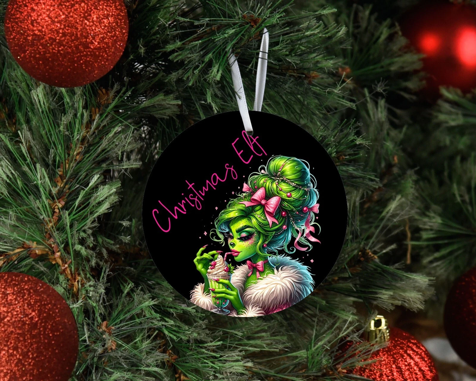 Christmas Elf Ceramic Christmas Ornament Christmas Tree Decoration