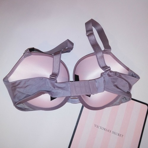 Victoria Secret Bra 38DD Very Sexy Push Up Shine Strap Purple Bling Underwire - Picture 5 of 5