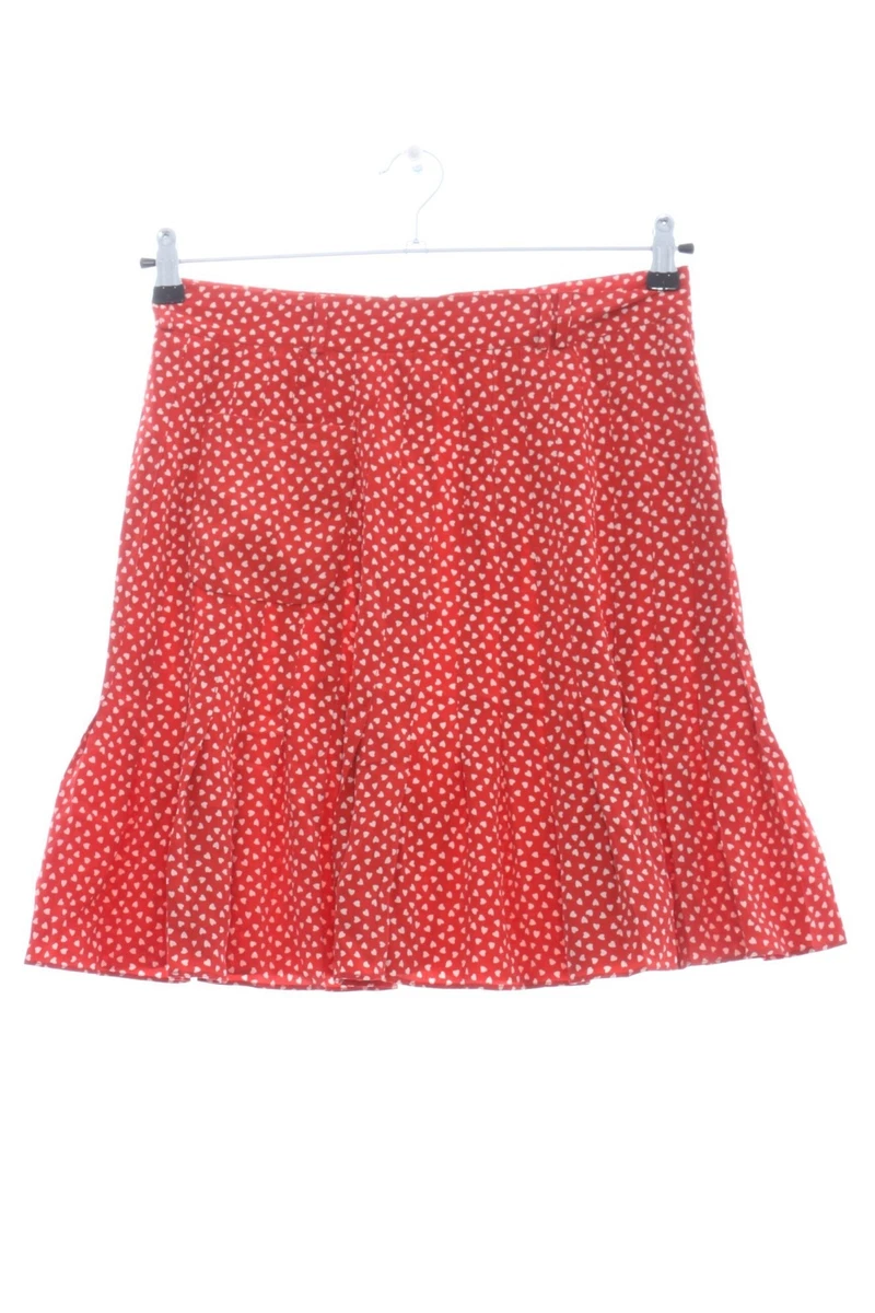 Jupe sales évasée rouge