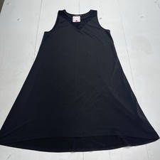 Sheila Rose Black Lace Mesh V Neck Sleeveless Dress Women’s Size Medium