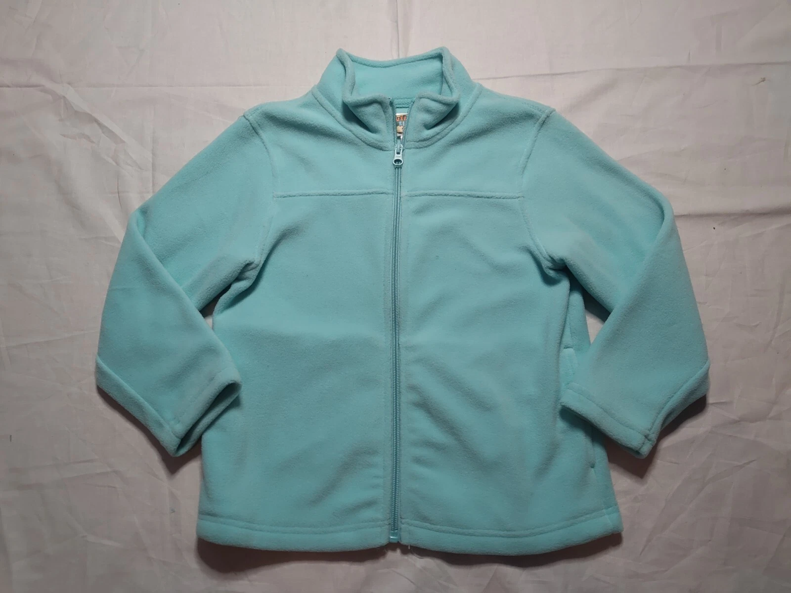 Outdoor Kids Jacket Small Turquoise Girls Sweater Full Zip Jacket NWT
