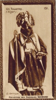 Chromo-Chocolate suchard-Touareg (niger)-Harlingue photo-Ref.D.232