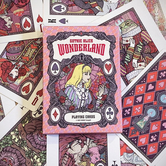 GOTHIC ALICE WONDERLAND Playing Card Deck designed by Yasuyuki