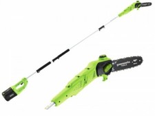 Potatore ad asta GREENWORKS GD60PS 60V 2.0Ah batteria e caricabatteria inclusi