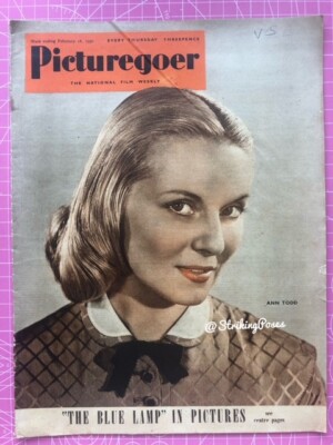 Feb 18th 1950 PICTUREGOER Ann Todd Ruth Roman Celeste Holm Dane Clark magazine
