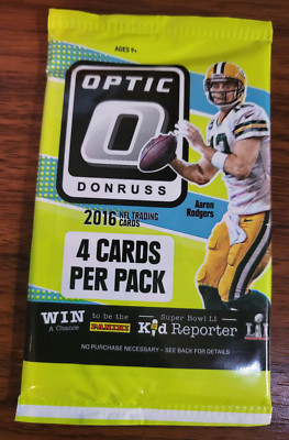 2016 Panini Donruss Optic Football 4 Card Pack - See Checklist