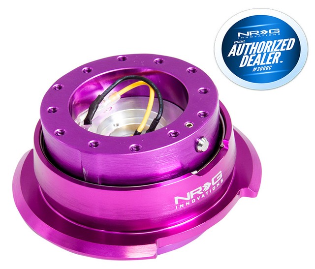 NRG Steering Wheel Quick Release Gen 2.8 PURPLE / DIAMOND CUT SRK280PP