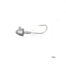 Fish WOW! 1/2oz 0.5oz Fishing Unpaint Scampi Bullet Jig head Jighead plain New