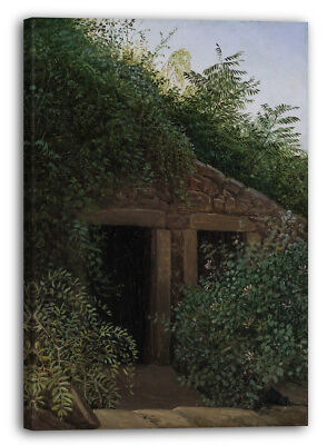 Kunstdruck Carl Gustav Carus - Ein überwucherter Minenschacht