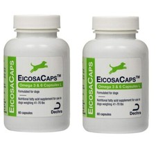 EicosaCaps Omega 3 6, up to 40 lb, 120 Capsules