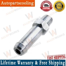 All Aluminum Overflow Nipple Fitting Under Cap For radiator 1/16" NPT Universal
