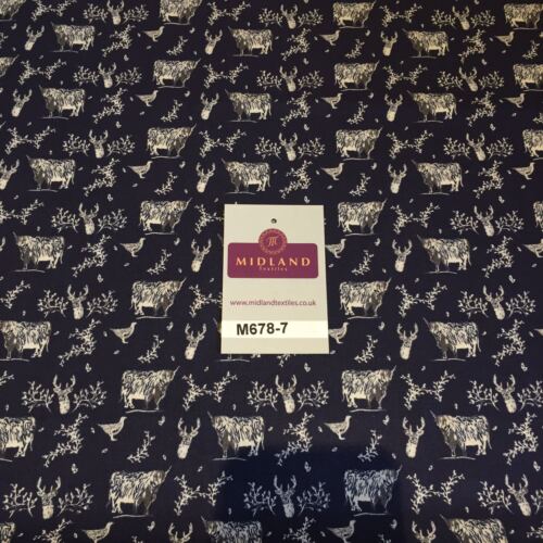 Mauve Highland Scottish Tartan 100% Cotton craft & quilting fabric 45" M678 - Picture 15 of 16