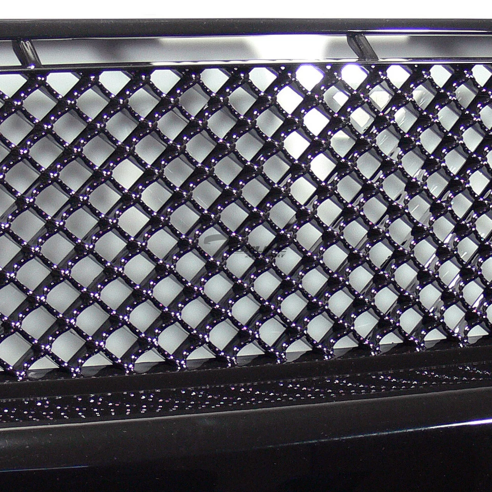 Topline For 2007-2010 Ford Explorer Sport Trac Mesh Front Bumper Grille - Black - Image 4 of 4