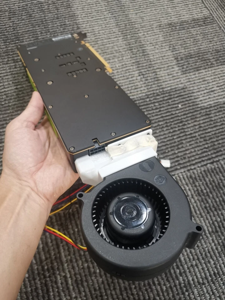 Nvidia Tesla P40 24GB GPU GDDR5 PCIE Graphics Accelerator Card with Cooling Fan - Bild 3 von 4