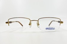 Luxottica Titanium 1422 00GP Eyeglasses Frames Brown Womens 51-18-135 15456