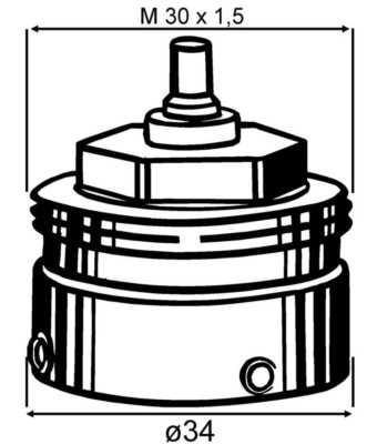 Adattatori Heimeier /Danfoss RAV 9800-24.700 - Foto 2