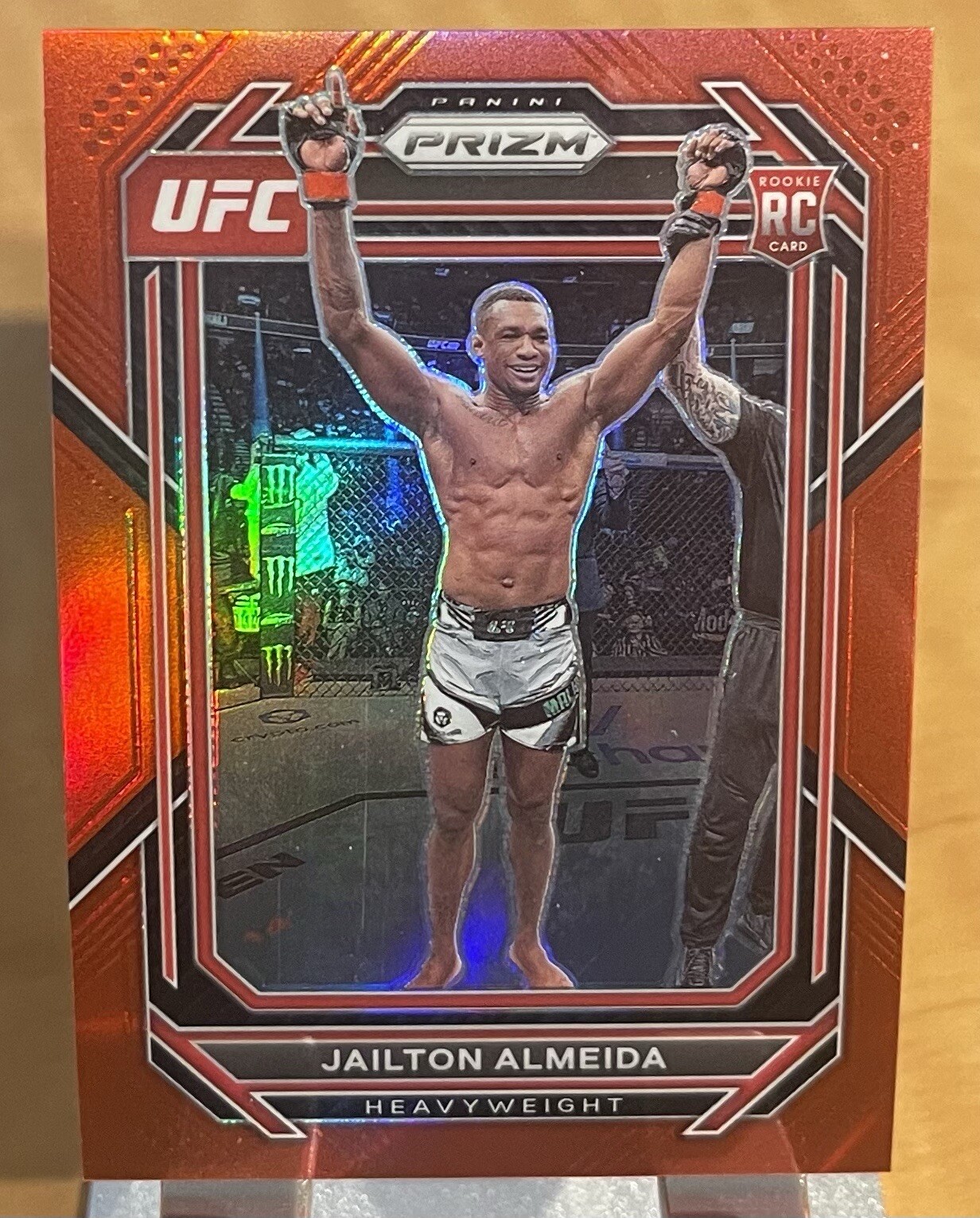 2023 Panini Prizm UFC Jailton Almeida Rookie RC #197 RED Prizm /199