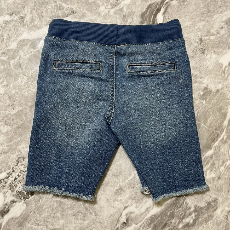 Epic Threads Niño Pequeño Jersey Pull On Pantalones Cortos Azul Denim Cordón Talla 4T Foto 2 de 4