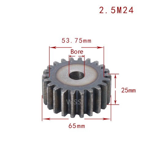 Mod 2.5 Stirnrad & Zahnstangen 10 - 120 Zähne 45# Kohlenstoffstahl Getriebe Gear - Bild 27 von 87