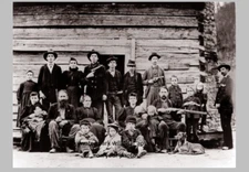 1897 Hatfield Family PHOTO Hatfield McCoy Feud Clan Devil Anse Hillbilly