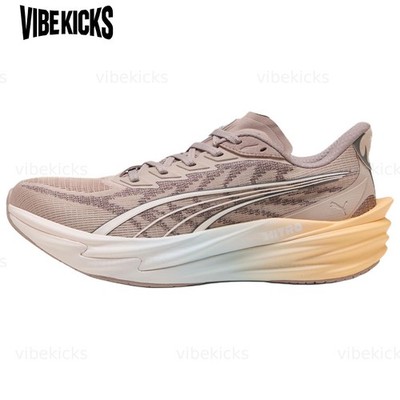PUMA Deviate Nitro 4 Breathable Running Shoes Men's Brown 312903-01  New