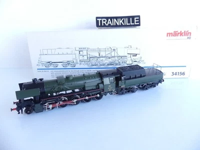 34156 MARKLIN HO 3 RAILS LOCOMOTIVE A VAPEUR SNCB 26.005 DELTA DIGITAL - Photo 1/4
