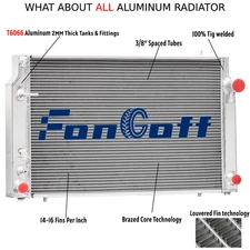 4 ROW Aluminum Radiator For 1976~1992 1989 Jaguar XJS V12 XJ12 5.3L 6.0L AT PRO
