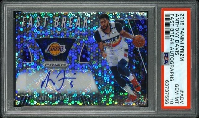 Panini Anthony Davis 10 Graded Basketball Sports Trading Cards