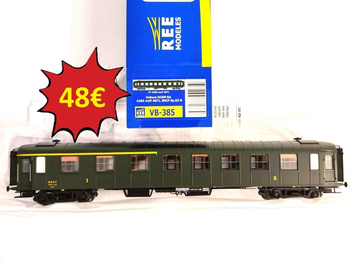 REE MODELES voiture postale OCEM 16m allège jaune VB-048 NEUF • EUR 67,00