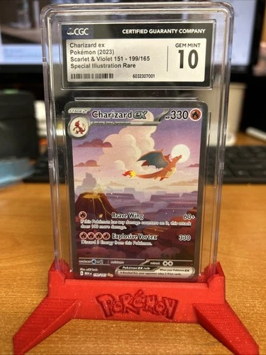 CGC 10 Charizard ex 199/165 MEW EN-151 Special Illustration Rare Pokemon Card