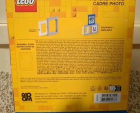 LEGO 5x7 Blue Lego Block Picture Frame which Is Stackable! #4113 New & Sealed!