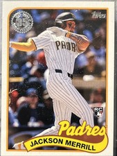 2024 Topps Update Series - 1989 Topps Baseball Jackson Merrill #89US-35 (RC)